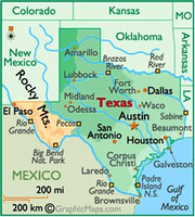 Cities in Texas
